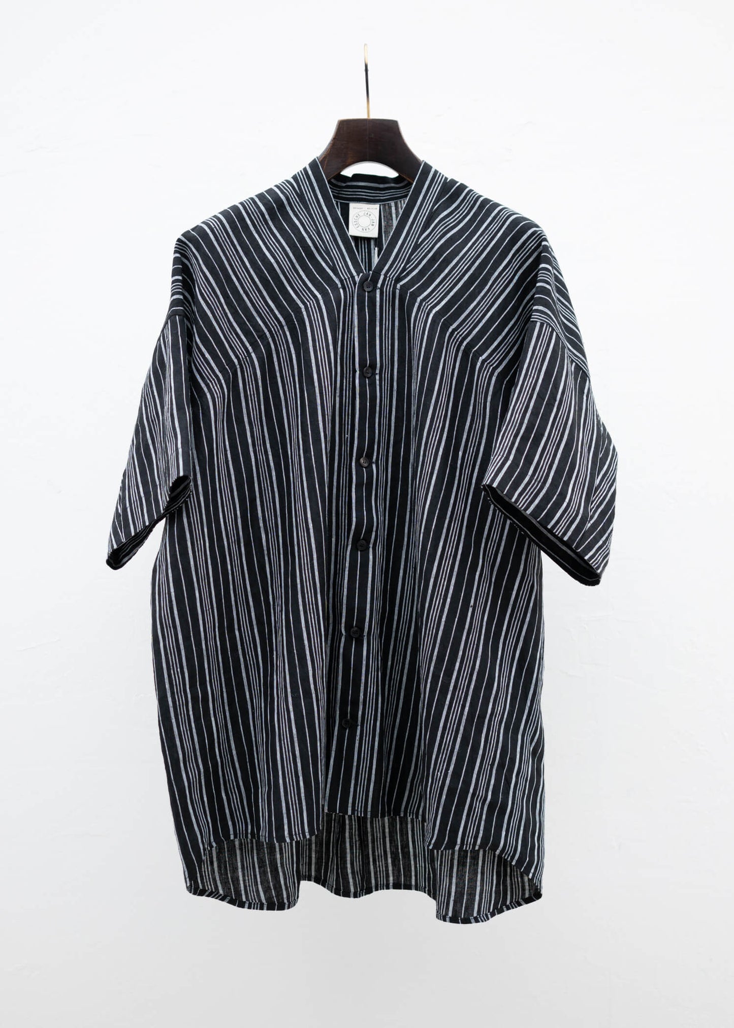 Contrast Stripe Linen - Shirt#93