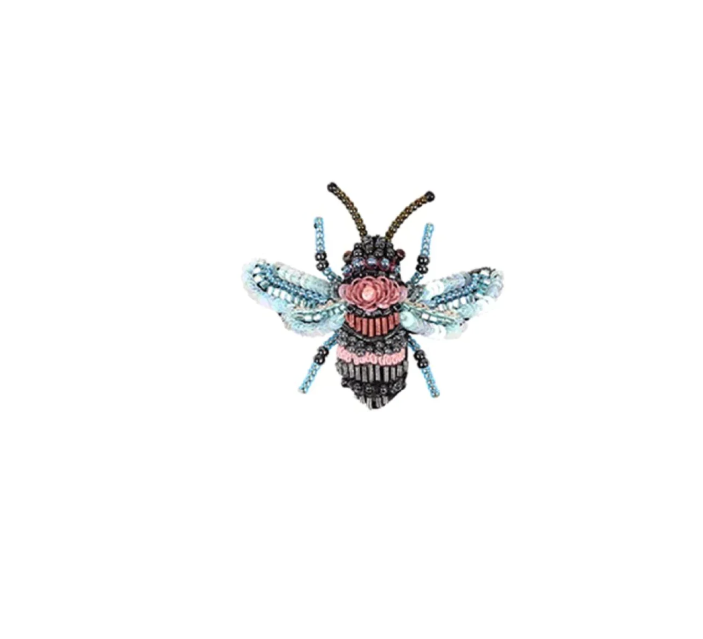 Rose Bee Brooch